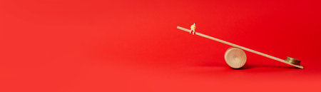 Concept of financial, economic problems and inflation, space for textの写真素材