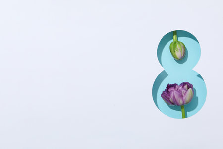 Concept of 8 march, Women day, space for text