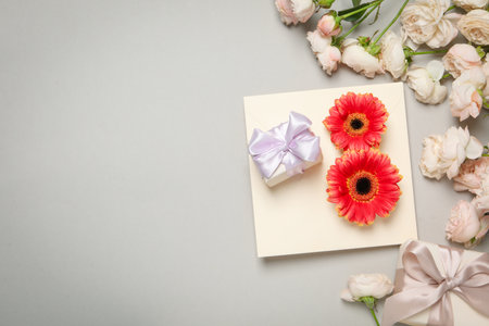 Concept of 8 march, Women day, space for textの写真素材