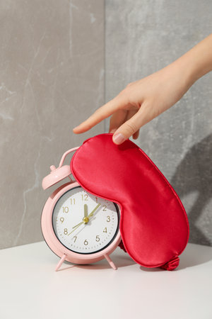 Concept of insomnia or bad sleep, problems with sleep