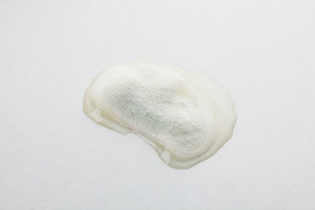 Concept of mold, mold on white background, close up