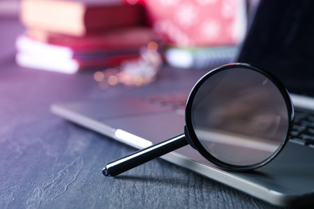 Concept of search, concept of searching informationの写真素材