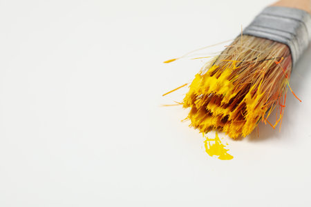 Concept of drawing and art, space for textの写真素材