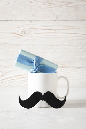 Happy Father's day, composition for Father's day, space for textの写真素材