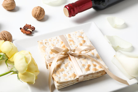 Concept of Passover or Pesach, happy jewish Easter