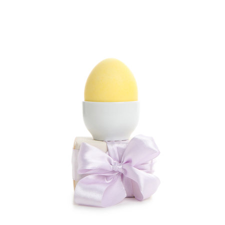 Concept of Easter, isolated on white backgroundの写真素材