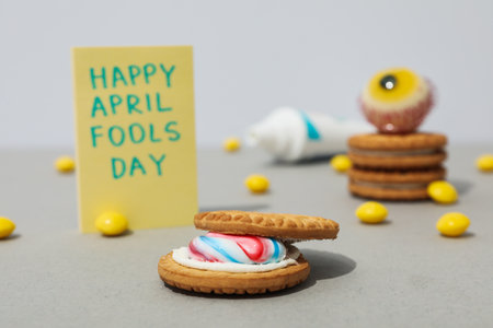 Concept of Happy 1 april Fools day
