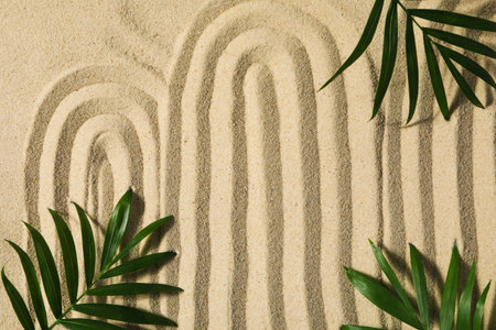 Composition for Zen, Relaxation, Harmony and Balance conceptの写真素材