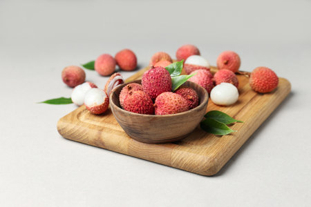 Concept of tasty and delicious exotic fruit - Lychee