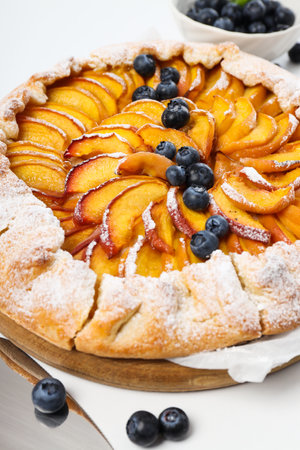 Fruit galette, composition for tasty food conceptの写真素材