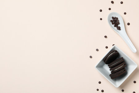 16.02.2022 - Odessa, Ukraine: Concept of tasty cookie with Oreoのeditorial素材