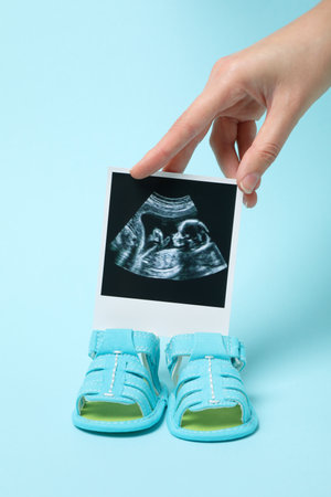 Concept of pregnancy and maternity, important period in lifeの写真素材