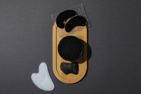 Beauty and skin care, cosmetic and charcoal