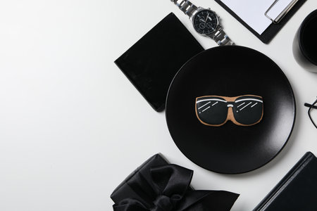 Happy Father's day, composition for Father's day, space for textの写真素材