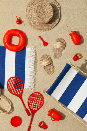 Summer vibes, vacation and relax in summer timeの写真素材