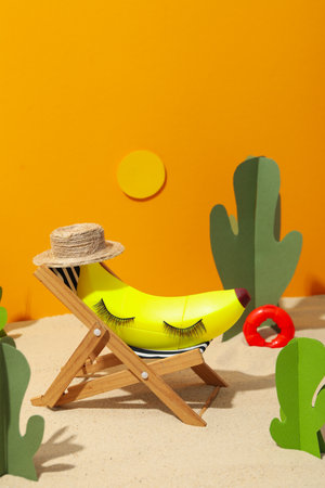 Summer vibes, vacation and relax in summer timeの写真素材