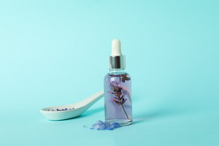 Body care and skin care cosmetic - lavender oilの写真素材