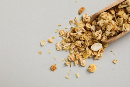 Photo of uncooked food for breakfast - muesliの写真素材