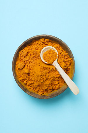 Fragrant seasoning - turmeric, one of the main ingredients in Indian curryの写真素材