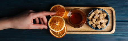 Concept of traditional Turkish brewed hot drink - teaの写真素材