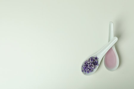 Body care and skin care cosmetic - lavender oilの写真素材
