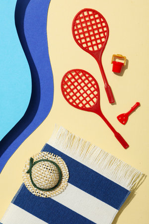 Summer vibes, vacation and relax in summer timeの写真素材