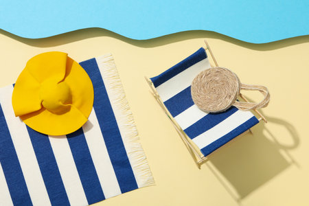 Summer vibes, vacation and relax in summer timeの写真素材