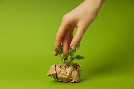 Earth Day, Environment concept and Eco conceptの写真素材