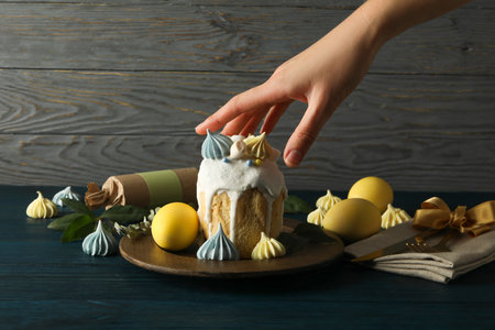 Concept of Easter, spring holy holiday conceptの写真素材