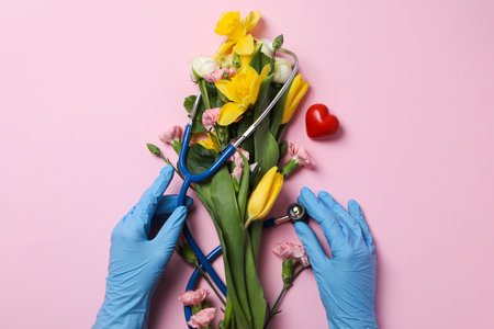 International Nurses Day - May 12, top viewの写真素材
