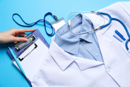 Medicine uniform - healthcare, Medical Workers Day conceptの写真素材