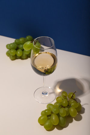 Concept of tasty alcohol drink, wine beverageの写真素材