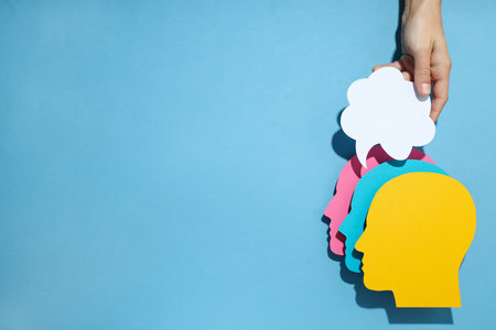 Concept of Diversity, Inclusion and Equality, space for textの写真素材