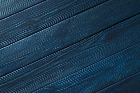 Dark blue wooden background, background for different wooden backgrounds conceptの写真素材