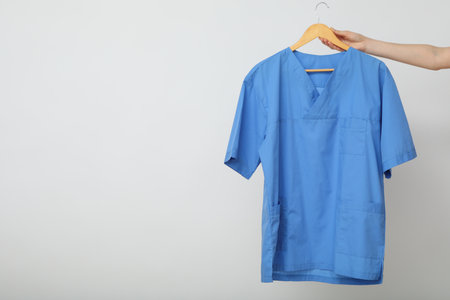 Medicine uniform - healthcare, Medical Workers Day, space for textの写真素材