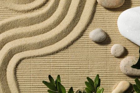 Composition for Zen, Relaxation, Harmony and Balance conceptの写真素材