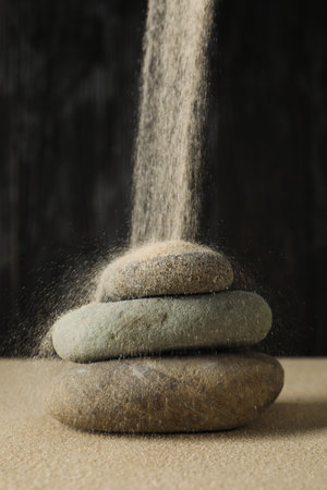 Composition for Zen, Relaxation, Harmony and Balance conceptの写真素材