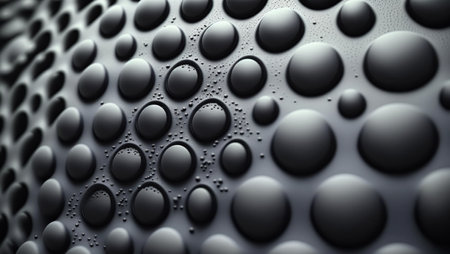 Foamed rubber background created with Generative AI technologyの素材