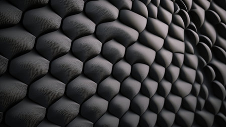 Foamed rubber background created with Generative AI technologyの素材