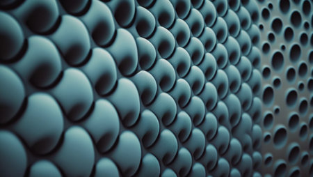 Foamed rubber background created with Generative AI technologyの素材