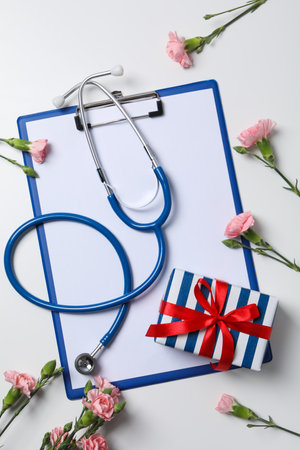 International Nurses Day - May 12, top viewの写真素材