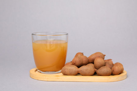 Fresh sweet drink - tamarind juice, tasty drink for refreshingの写真素材
