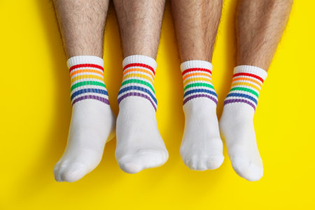 Composition for Pride and LGBTQ community conceptの写真素材