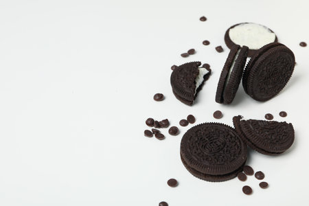 16.02.2022 - Odessa, Ukraine: Concept of tasty cookie with Oreo