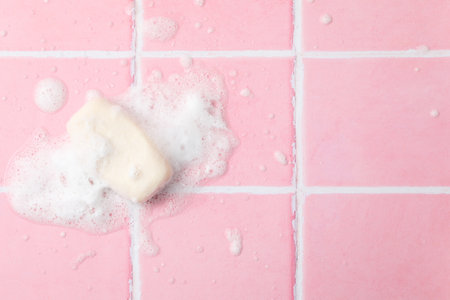 Soap - spa, beauty procedures and skin care concept, space for textの写真素材