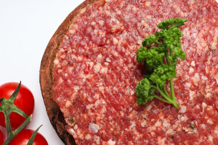 Ingredient for cooking grilled meat - ground meatの写真素材