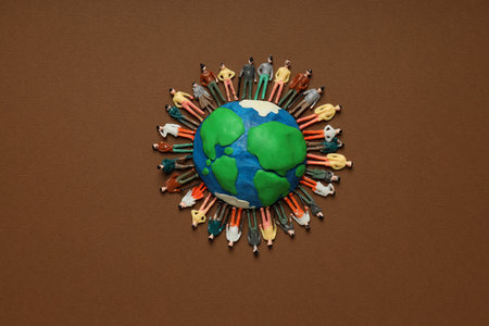 Earth Day, Environment and Eco concept, top viewの写真素材