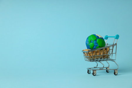 Earth Day, Environment and Eco concept, space for textの写真素材