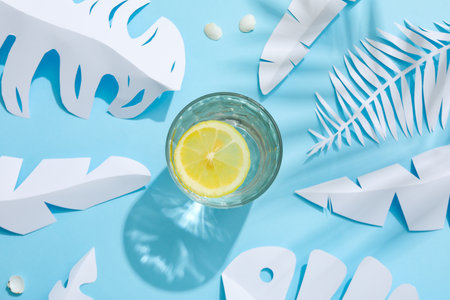 Summer time vibes image, vacation and rest in summer daysの写真素材