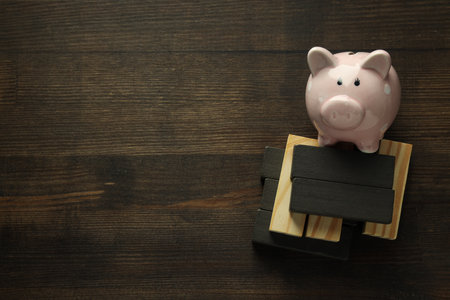 Risk protection and eliminating the risk, space for textの写真素材